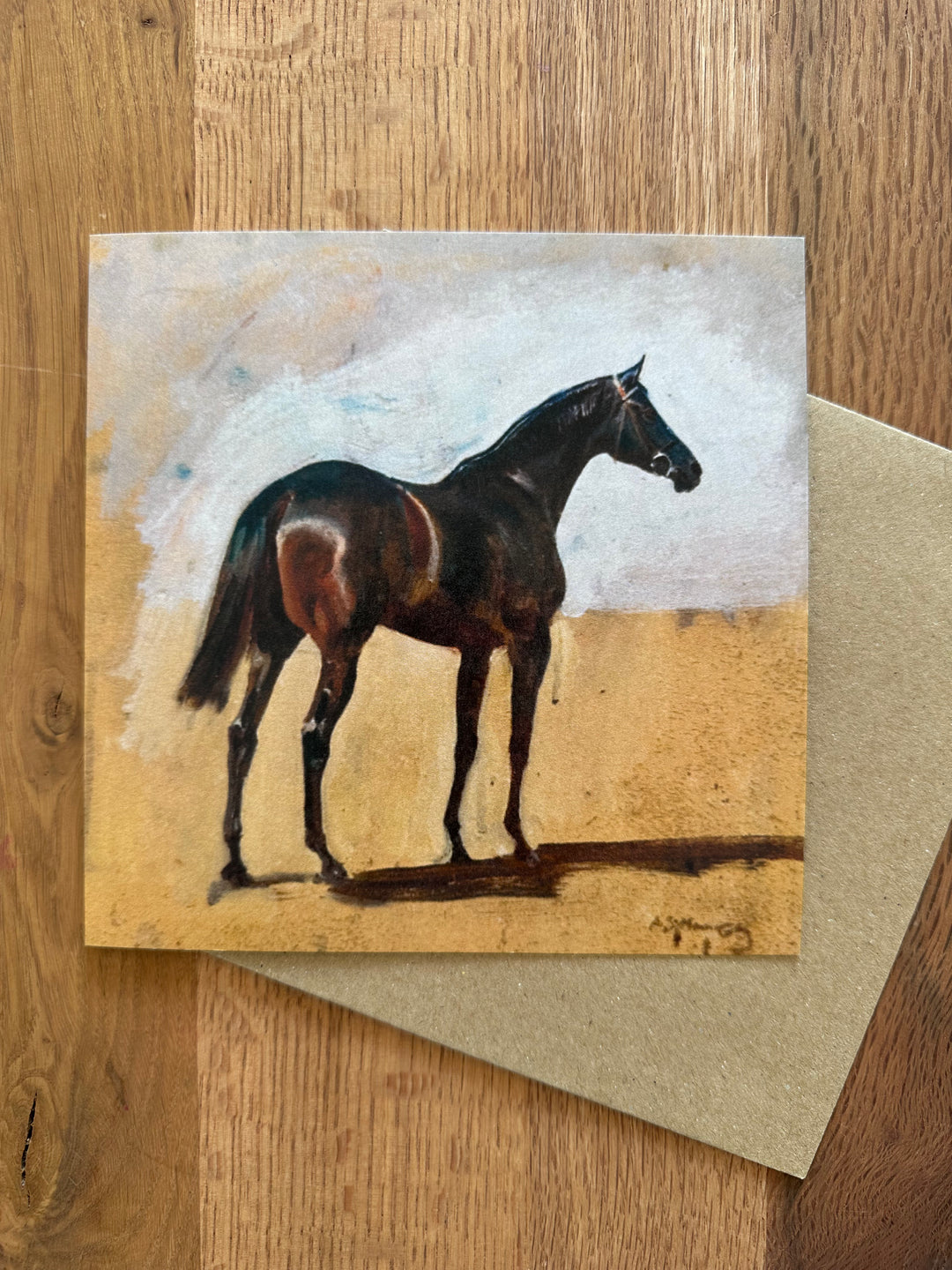 Grußkarte "Mr Lambton's Horse Pricket"