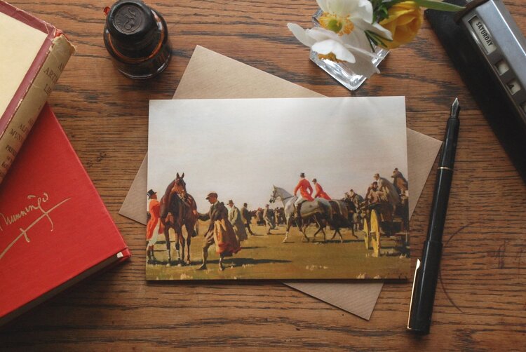 Grußkarte "Point to Point"