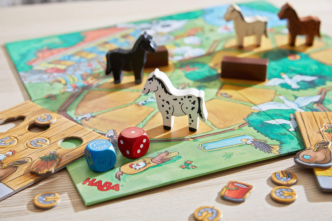 Die besten 6 Karten- und Brettspielideen für kleine Pferdefreunde
