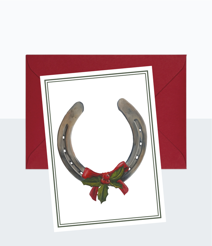 Weihnachtskarten Equestrienne Design by Anne Thomsen