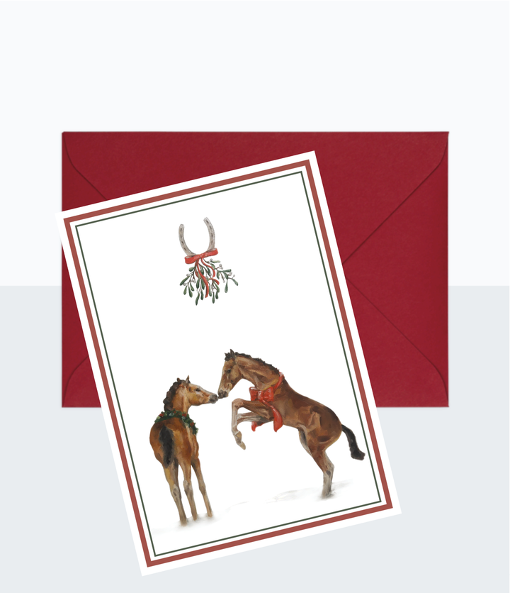 Weihnachtskarten Equestrienne Design by Anne Thomsen