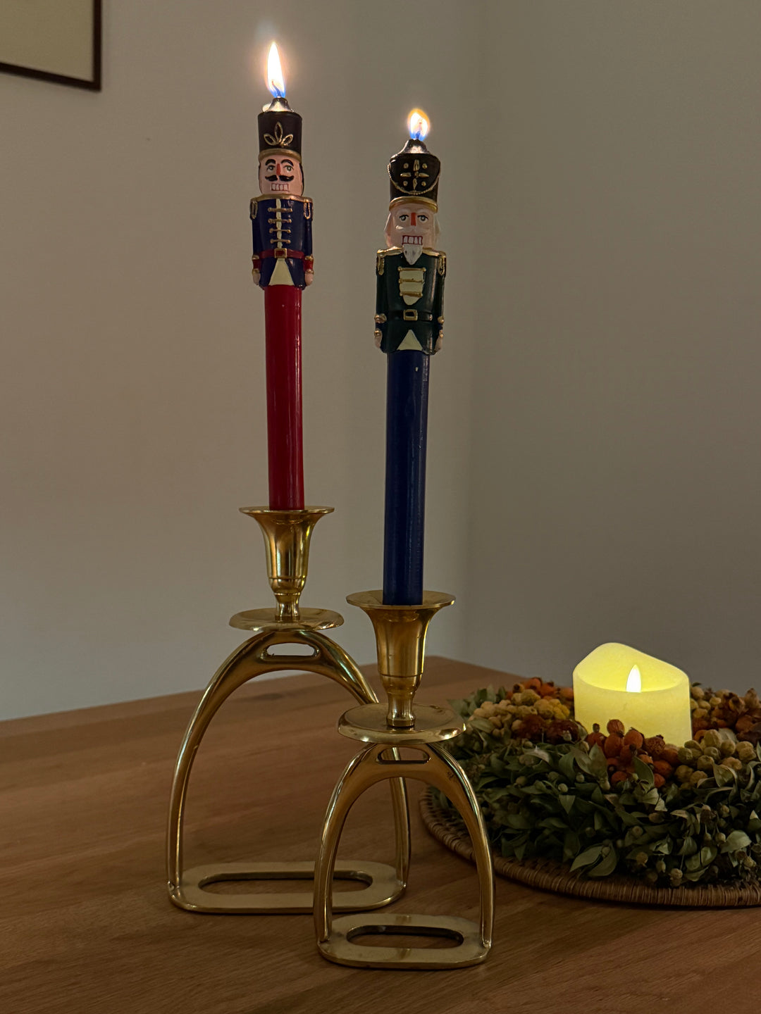 Nussknacker Weihnachtskerzen