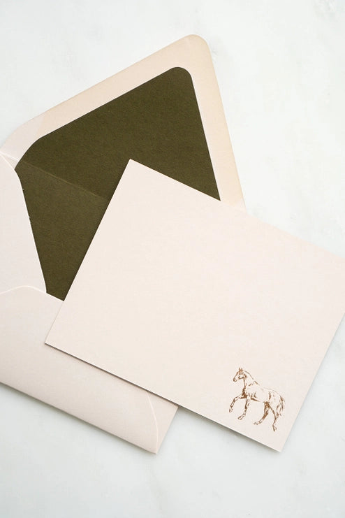 Briefpapier- Set "Pferd in Bewegung"