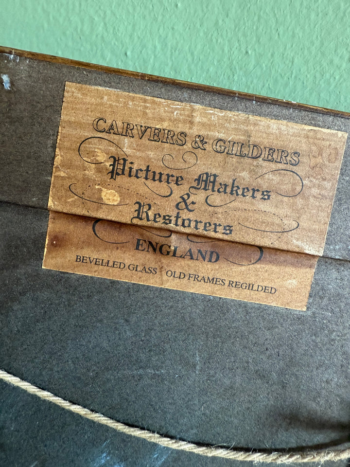 Ölkunstdruck eines Pferdes auf der Weide