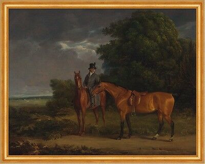 Agasse: A Groom Mounted on a Chestnut Hunter