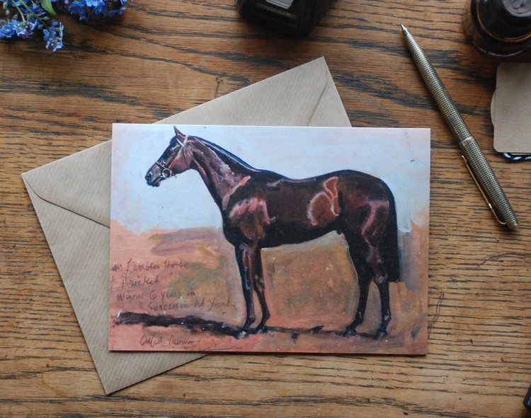 Grußkarte "Study of Mr Lambton's Horse 'Pricket' "
